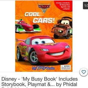 NWOT My busy books Disney Pixar Cars 2 - cool cars
